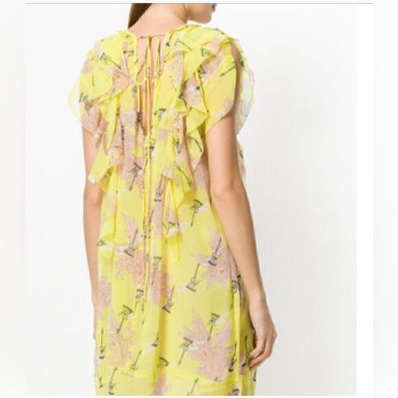 Zadig&Voltaire Rivel Floral Chiffon Dress. NWT - Picture 10 of 10